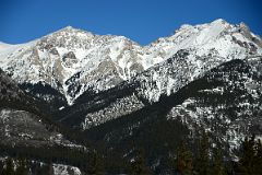 24A Mount Corey Afternoon From Trans Canada Highway Driving Between Banff And Lake Louise in Winter.jpg